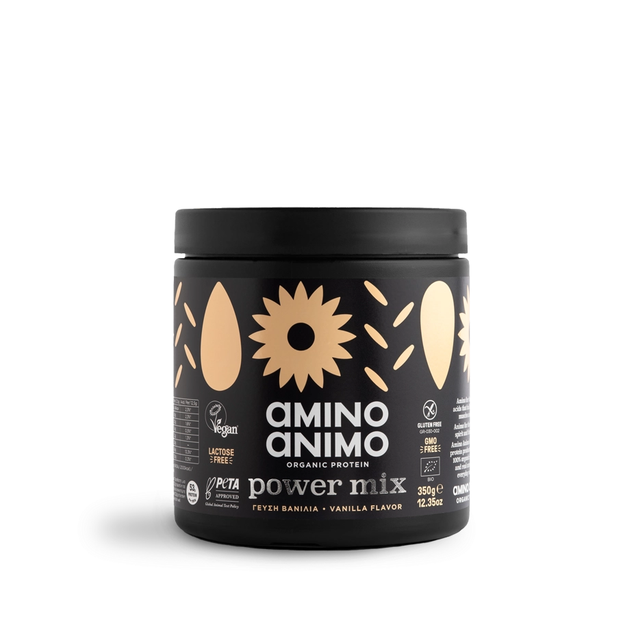 Power Mix Vanille, Bio Veganes Protein, 350 g