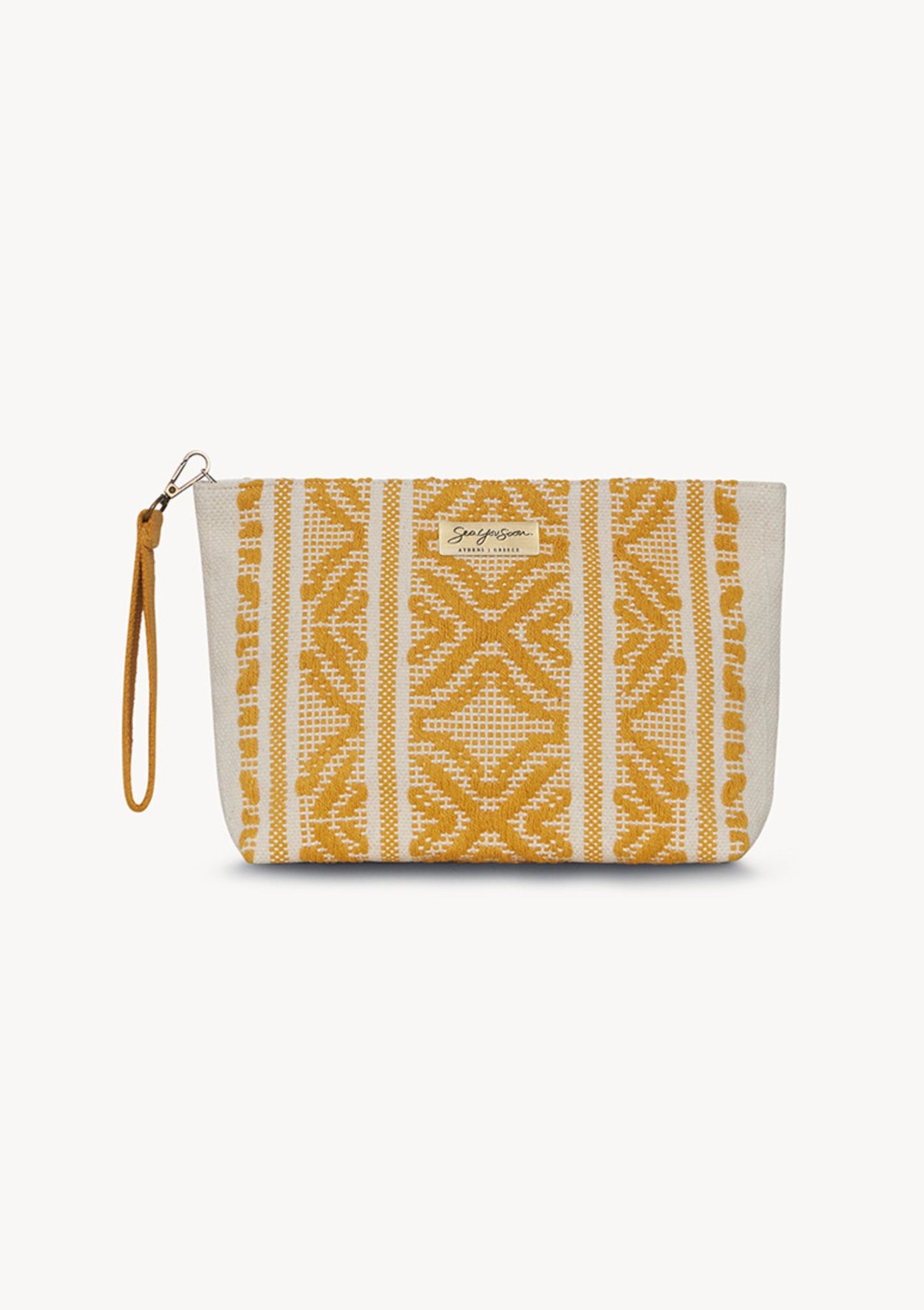 Sorrento midi clutch bag mustard / Pre-order