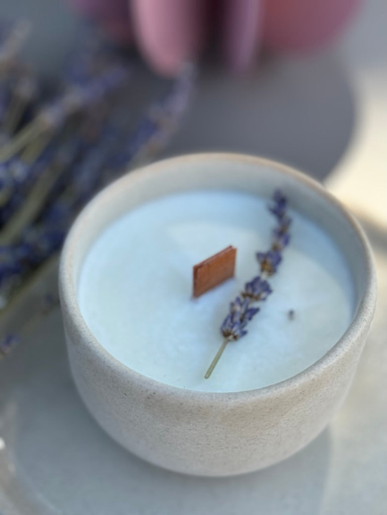 Lavender candle