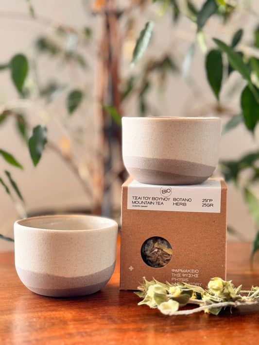 Teeritual-Geschenkset – Flatwhite-Tassen & BIO-Bergtee