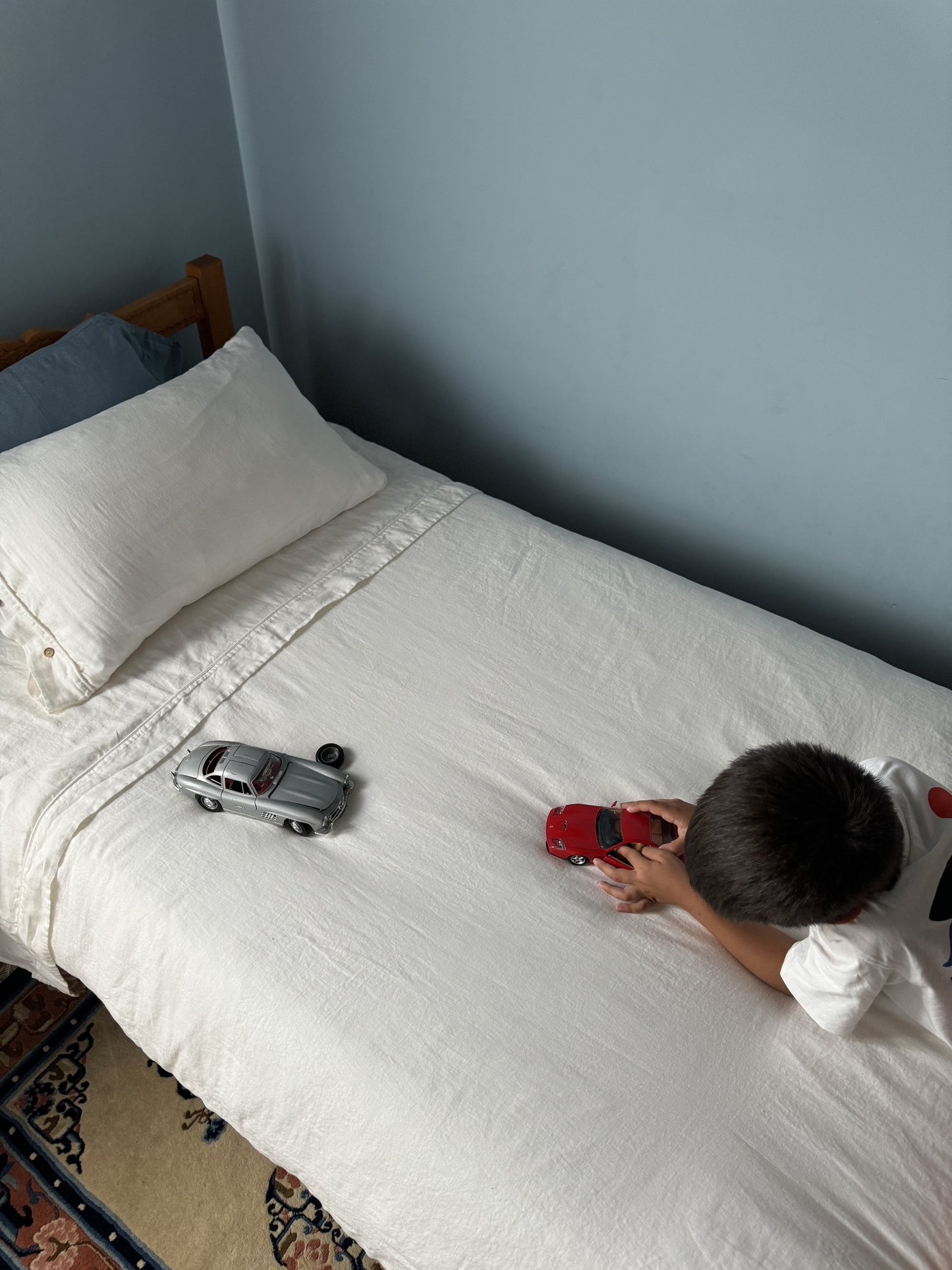 Sofia linen flat sheet
