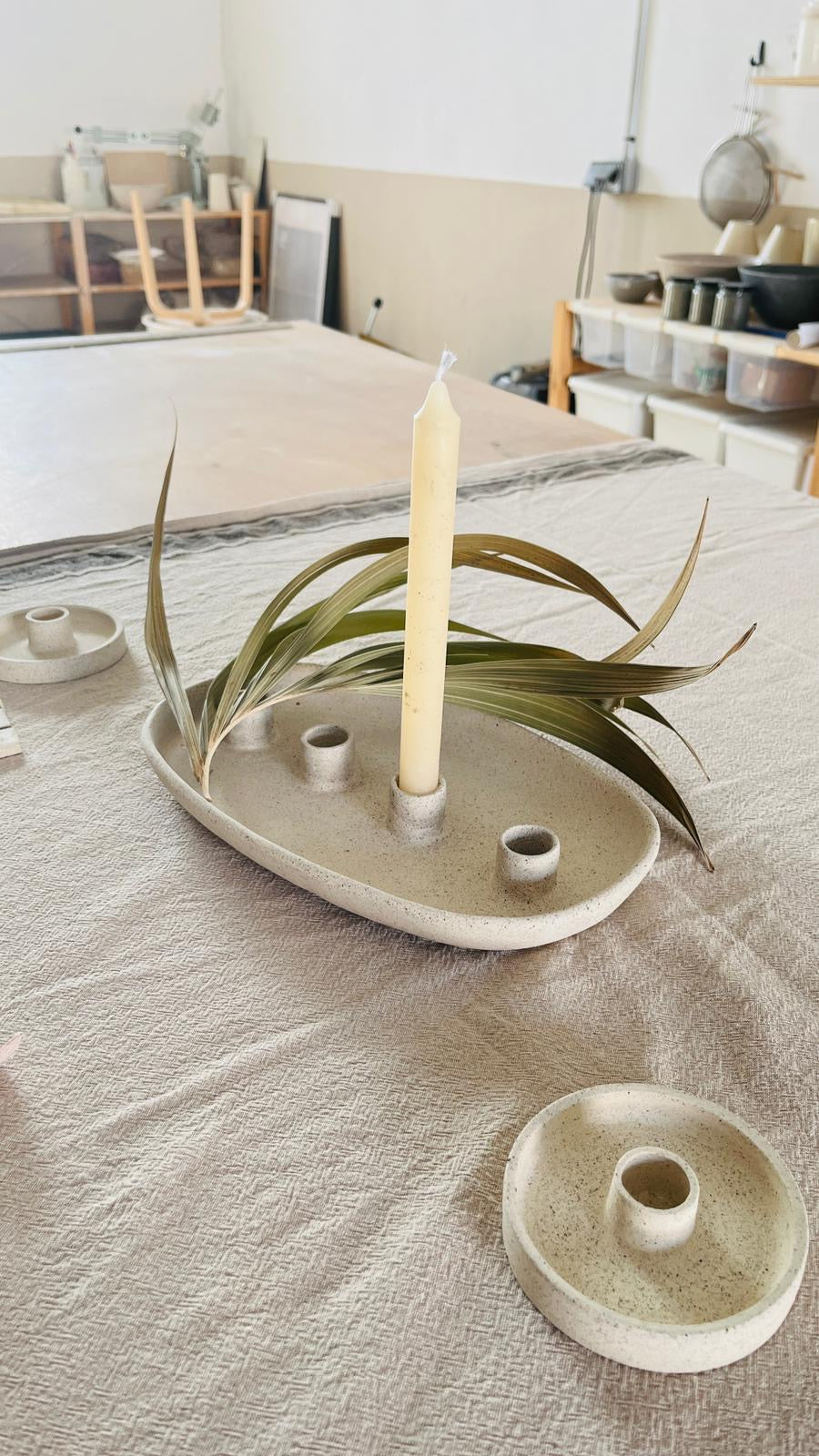 Oval candle tray - limited edition